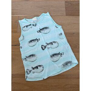 Zara puffer fish tank top